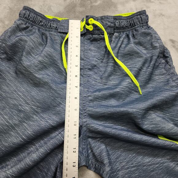 Nike Board Shorts Mens S Green Swim Trunks Logo Swoosh Lined Tie Front Pockets - Picture 9 of 12
